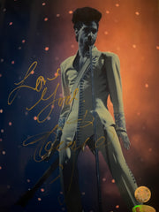Prince signed photo. GFA authenticated