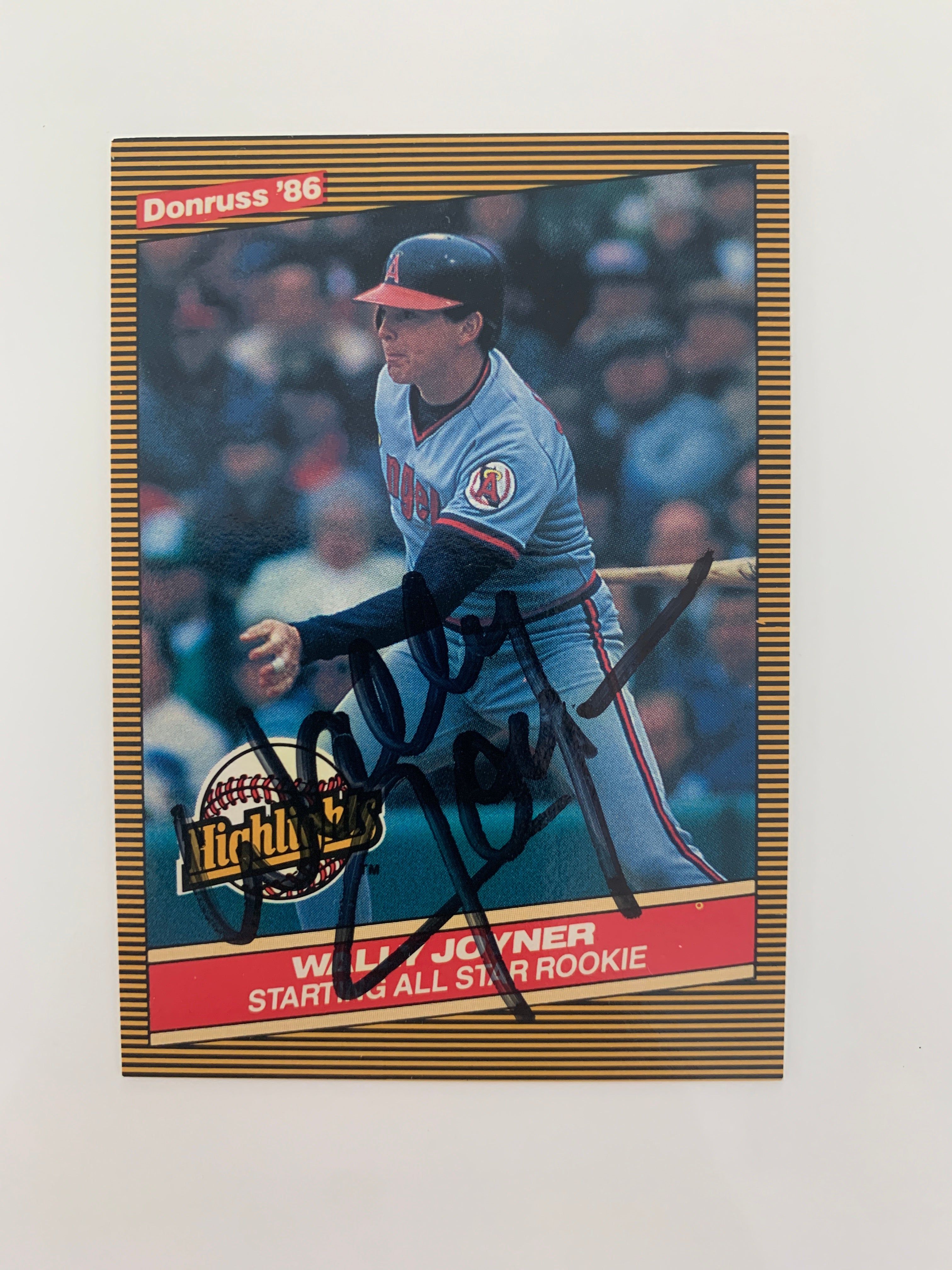 Wally Joyner signed baseball card - Sports card