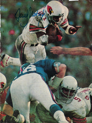 Terry Metcalf signed magazine photo