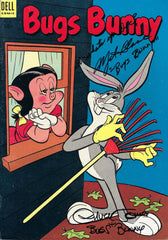 Bugs Bunny Mel Blanc and Chuck Jones signed magazine- GFA forensically authenticated
