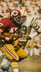 Miami Dolphins Gary Johnson signed magazine sheet