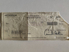 Quinn Martin signed check