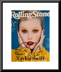 Taylor Swift signed Rolling Stone Magazine cover photo