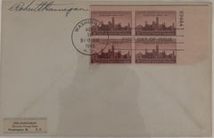 Robert Hannegan signed first day cover