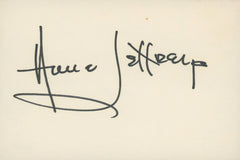 Dick Tracey Anne Jeffreys signature cut