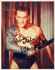 Kirk Douglas signed "Spartacus" movie photo