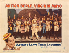 Milton Berle and Virginia Mayo "Always Leave Them Laughing" Lobby Card