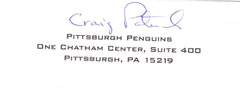 Pittsburgh Penguins Craig Patrick signed photo