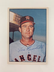 Lew Burdette signed baseball card - Sports card