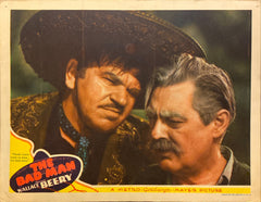 Wallace Beery and Lionel Barrymore "The Bad Man" original Lobby Card