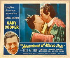 Gary Cooper and Sigrid Gurie "The Adventures of Marco Polo" Lobby Card
