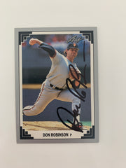 Don Robinson signed baseball card - Sports card