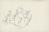 Ed Wood Korla Pandit signed note