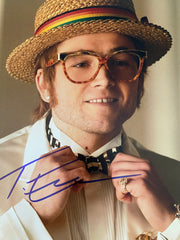 Rocketman Taron Egerton signed photo