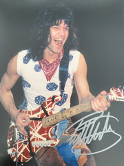 Eddie Van Halen signed photo