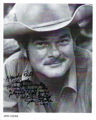 Gunsmoke's Jon Locke signed photo