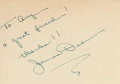 James Dean signature cut