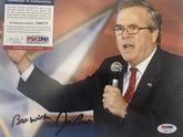 Jeb Bush signed photo. PSA
