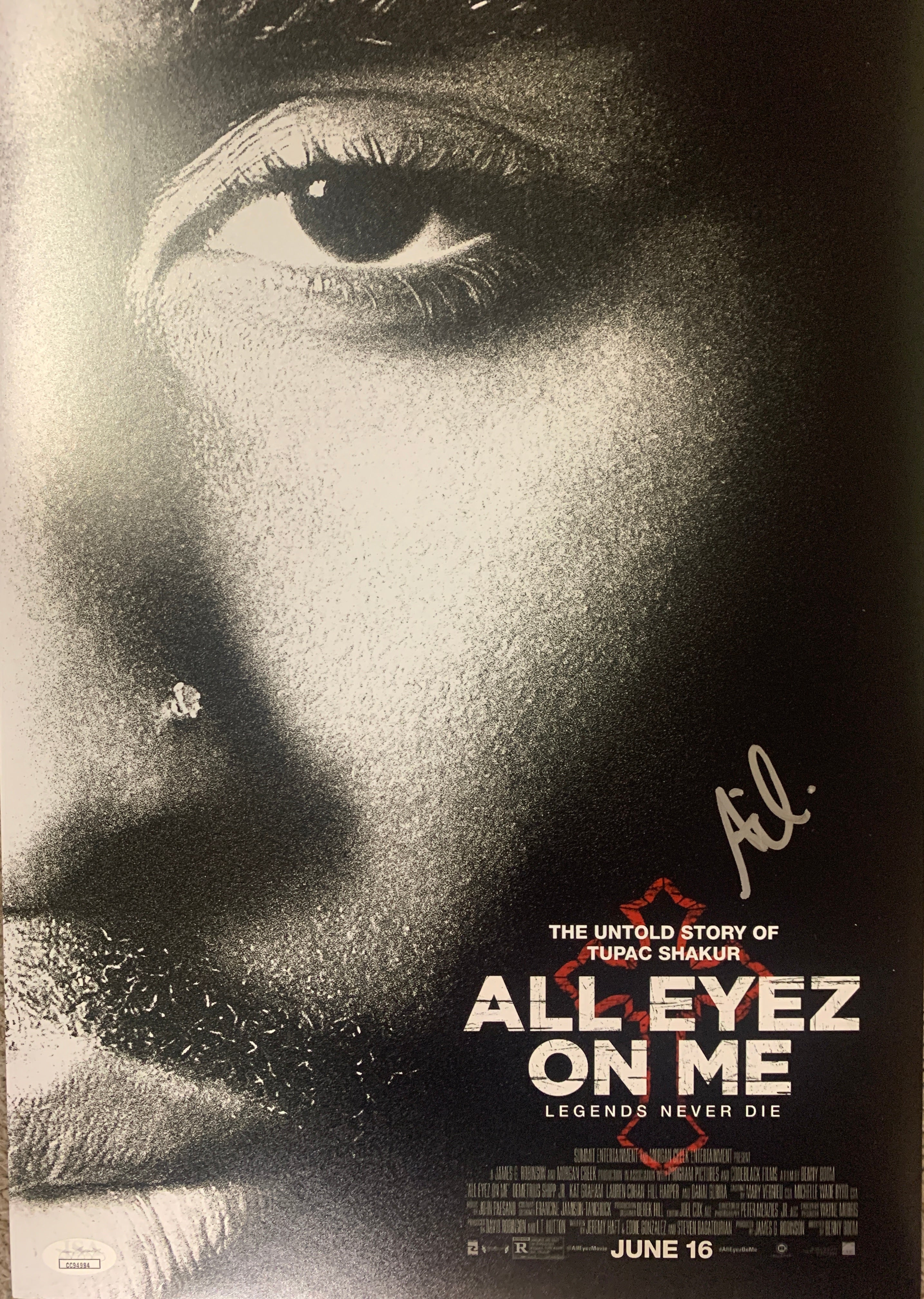 Annie Ilonzeh All Eyez on Me signed movie photo - Photo