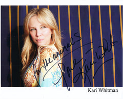 Playboy Playmate Kari Whitman signed photo