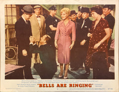 Dean Martin, Judy Holliday, and Eddie Foy, Jr. "Bells Are Ringing" original Lobby Card