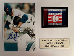 Nolan Ryan signed photo
