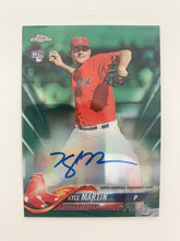 Red Sox Kyle Martin signed Topps Chrome Baseball Card