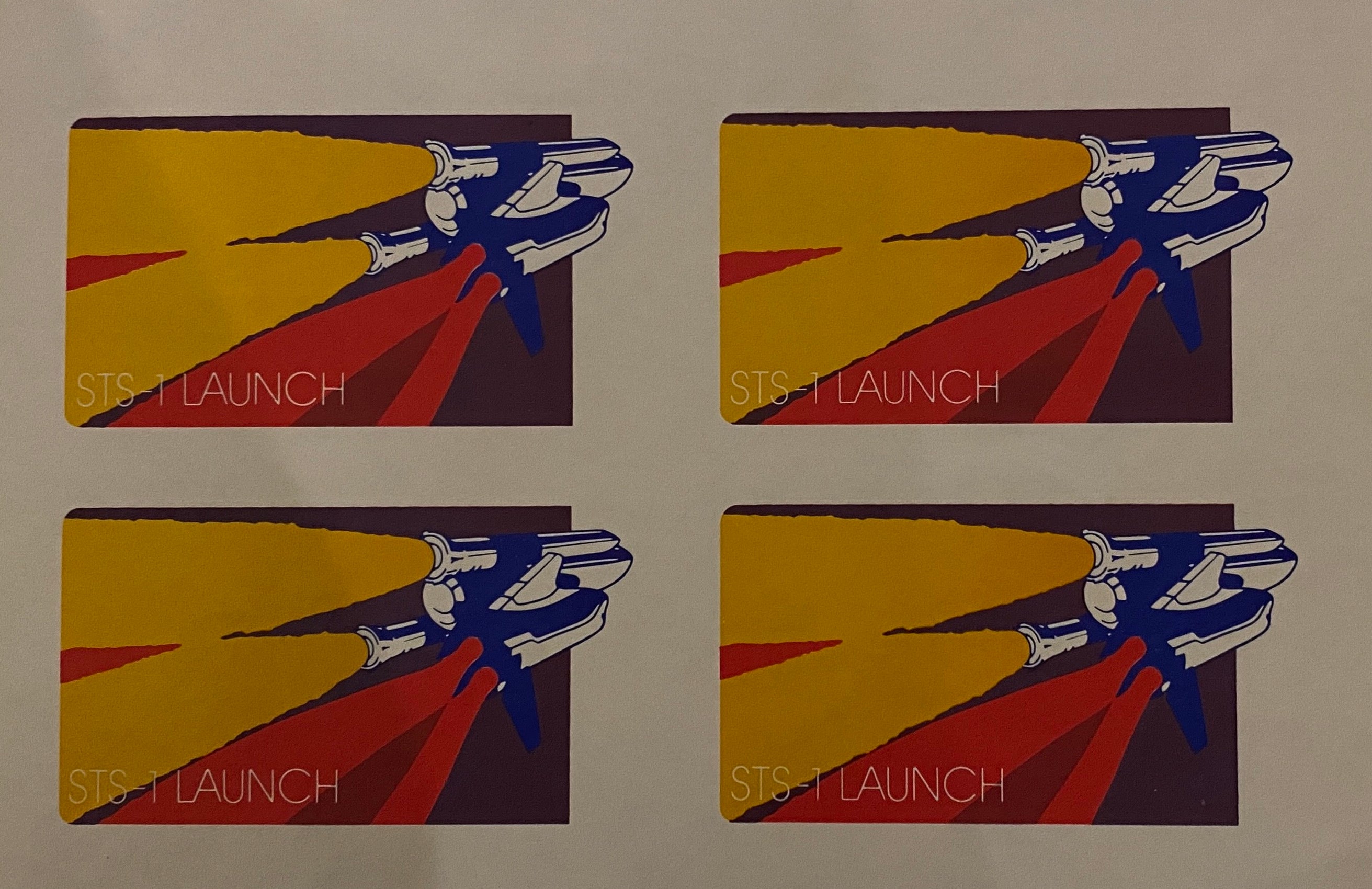 1981 STS-1 NASA Columbia Space Shuttle Transportation