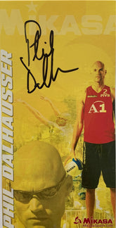 Olympic Volleyball Star Phil Dalhausser signed card