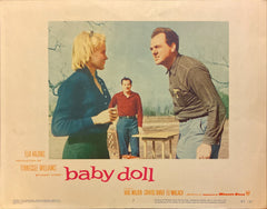 Carroll Baker, Karl Malden, and Eli Wallach "Baby Doll" original Lobby Card
