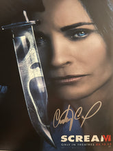 Scream Courtney Cox signed photo