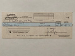 Linda Blair Star Wares consignment signed check