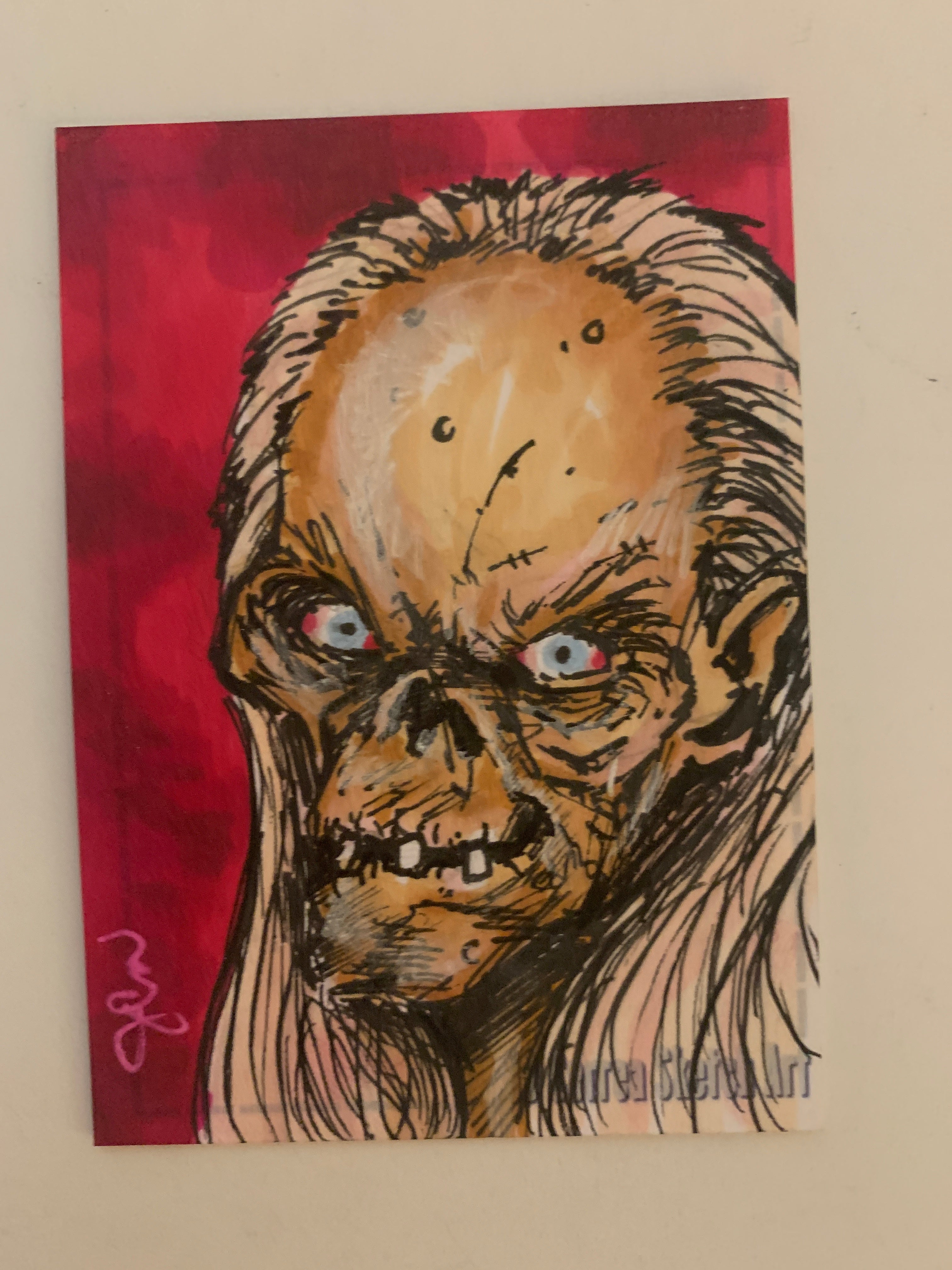 JD Correa hand drawn and signed sketch art - Art