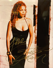 Janet Jackson signed photo