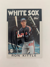 Ron Kittle signed baseball card - Sports card