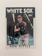 Ron Kittle signed baseball card - Sports card