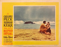 Gregory Peck and Deborah Kerr "Beloved Infidel" original Lobby Card