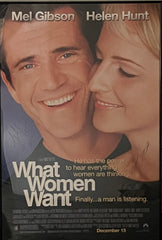 What Women Want cast signed movie poster