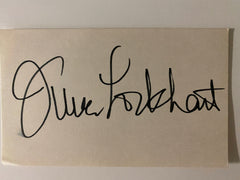 Lassies June Lockhart signature cut