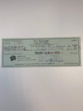 Threes Company Paul Wayne signed check