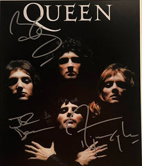 Queen band signed photo