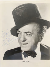 Is Everybody Happy Ted Lewis signed photo