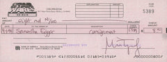 Samantha Eggar signed check