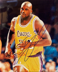 Shaq signed "LA Lakers" photo