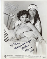 The Desert Song 	Kathryn Grayson and
Gordon MacRae signed movie photo