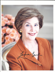 First Lady Laura Bush signed photo