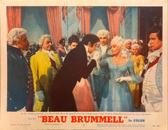 Stewart Granger and Elizabeth Taylor "Beau Brummell" original Lobby Card