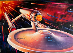 Rare Star Trek 1991 illustration of Enterprise NCC 1701 by Drew Struzan original movie poster