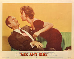 David Niven, Shirley MacLaine, and Gig Young "Ask Any Girl" original Lobby Card