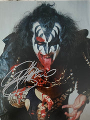 Kiss Gene Simmons signed photo